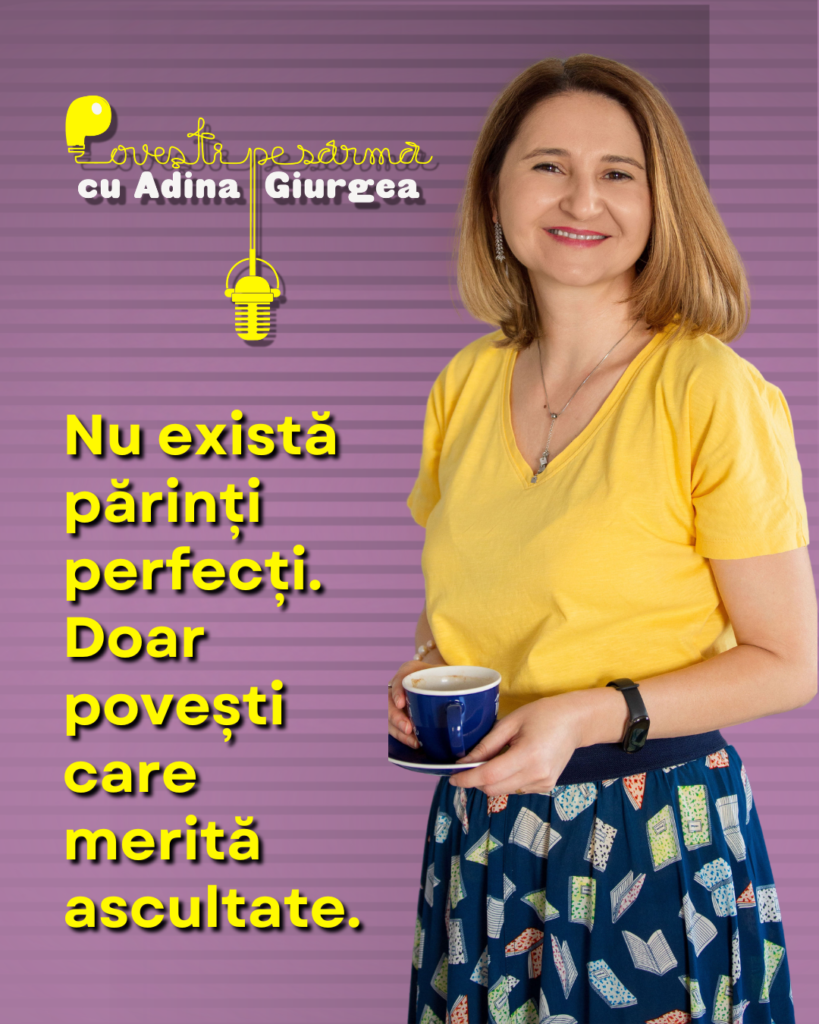 imagine reprezentativă podcast Povești pe sârmă cu Adina Giurgea